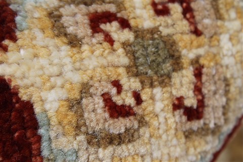 Pishavar Beige Hand Knotted 31 X 49 Area Rug 250-27403 Image 12