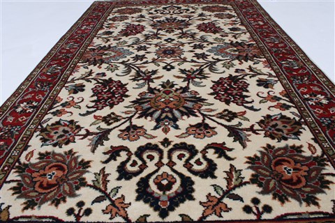 Kashmar Blue Hand Knotted 211 X 51 Area Rug 250-27404 Image 1