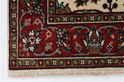 Kashmar Blue Hand Knotted 211 X 51 Area Rug 250-27404 Image 4