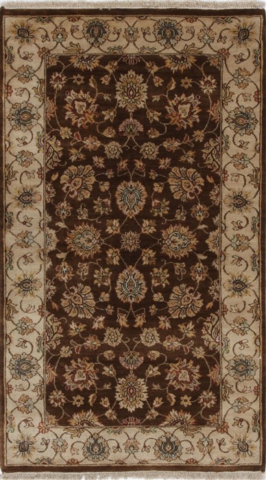 Pishavar Beige Hand Knotted 211 X 52 Area Rug 250-27405 Image 0
