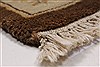 Pishavar Beige Hand Knotted 211 X 52 Area Rug 250-27405 Thumb 7