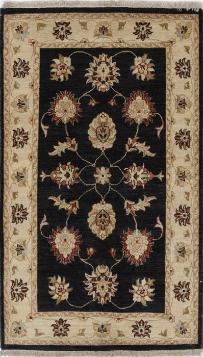 Ziegler Beige Hand Knotted 30 X 52 Area Rug 250-27407 Image 0