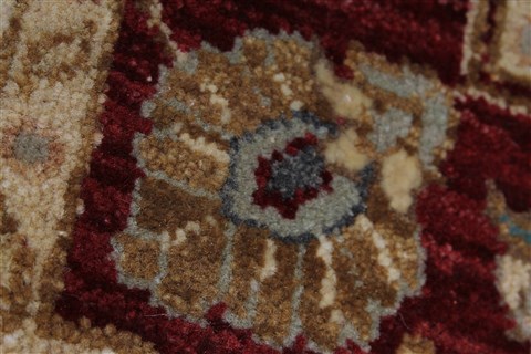 Pishavar Beige Hand Knotted 31 X 51 Area Rug 250-27408 Image 10