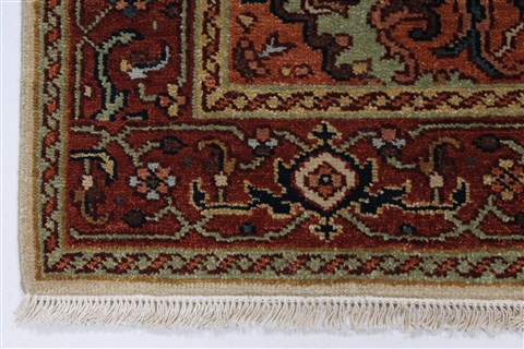 Serapi Brown Hand Knotted 211 X 410 Area Rug 250-27409 Image 3