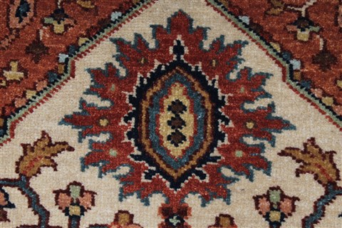 Serapi Brown Hand Knotted 211 X 410 Area Rug 250-27409 Image 5