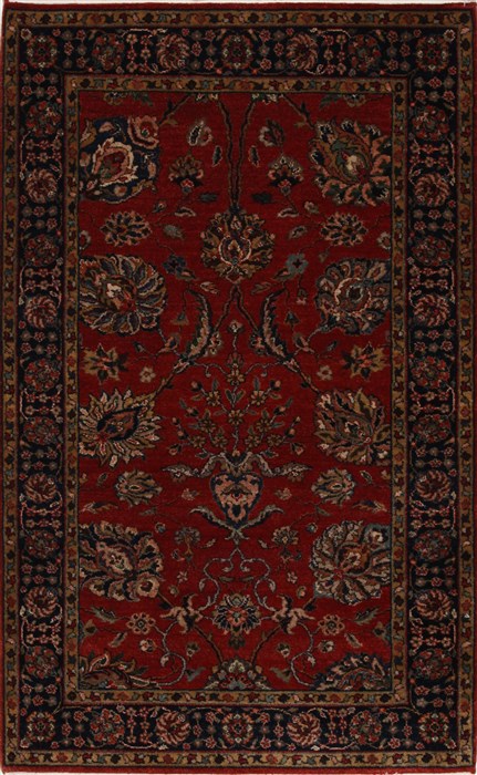 Sarouk Brown Hand Knotted 31 X 411 Area Rug 250-27412 Image 0