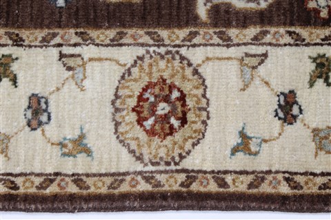Ziegler Beige Hand Knotted 32 X 411 Area Rug 250-27413 Image 3
