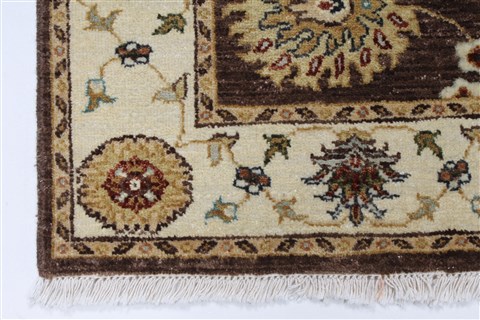 Ziegler Beige Hand Knotted 32 X 411 Area Rug 250-27413 Image 5