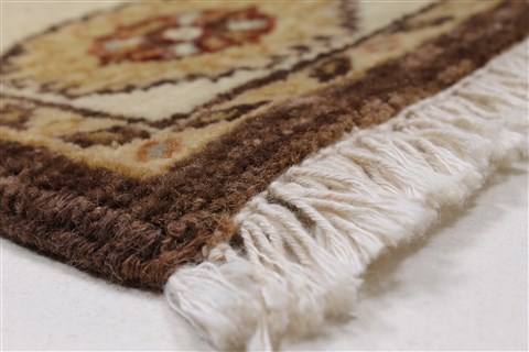 Ziegler Beige Hand Knotted 32 X 411 Area Rug 250-27413 Image 6