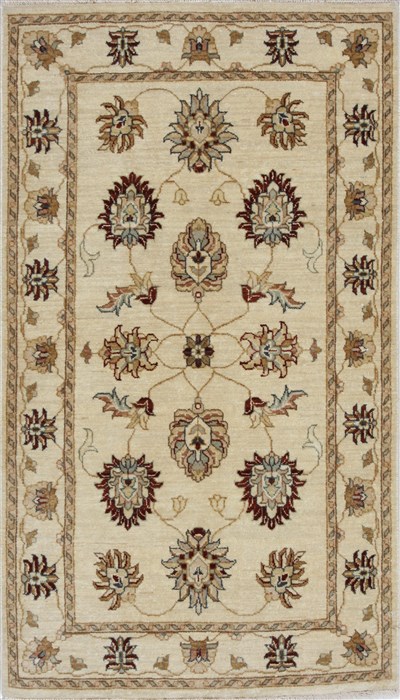 Ziegler Beige Hand Knotted 31 X 53  Area Rug 250-27414 Image 0