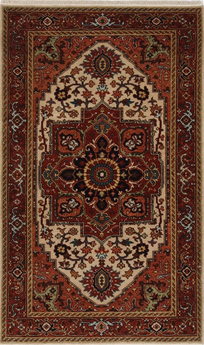 Serapi Brown Hand Knotted 30 X 411  Area Rug 250-27418 Image 0