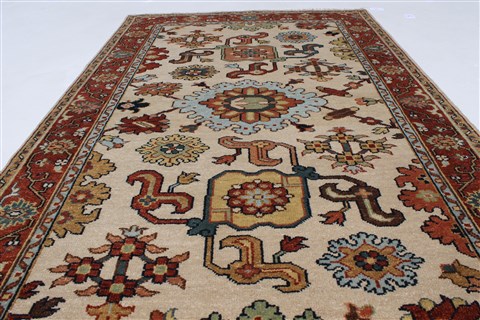 Serapi Brown Hand Knotted 31 X 51 Area Rug 250-27420 Image 4