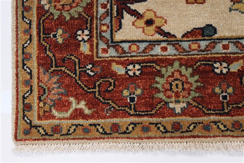 Serapi Brown Hand Knotted 31 X 51 Area Rug 250-27420 Image 7