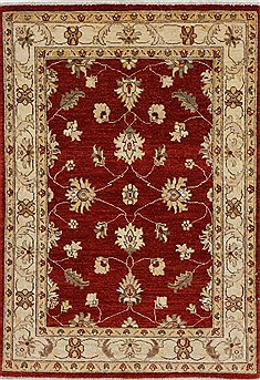 Ziegler Beige Hand Knotted 3'4" X 4'10"  Area Rug 250-27423