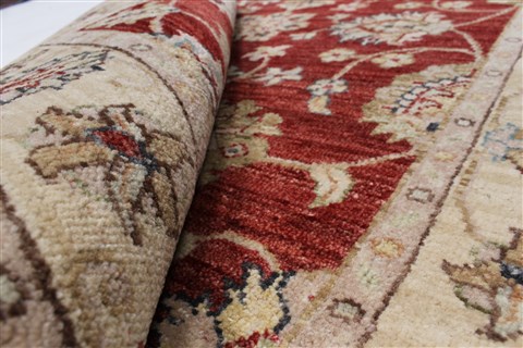 Pishavar Beige Hand Knotted 31 X 50 Area Rug 250-27424 Image 11