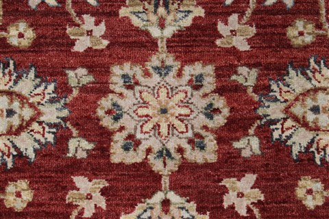 Pishavar Beige Hand Knotted 31 X 50 Area Rug 250-27424 Image 5