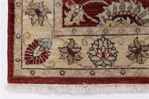 Pishavar Beige Hand Knotted 31 X 50 Area Rug 250-27424 Image 6