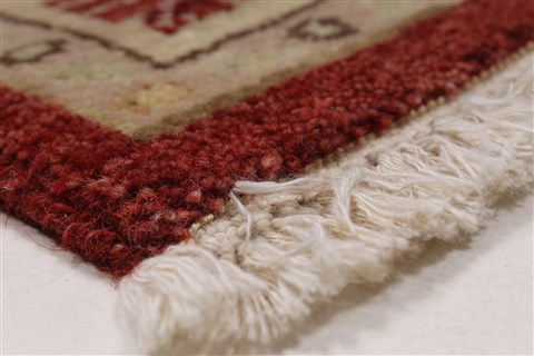 Pishavar Beige Hand Knotted 31 X 50 Area Rug 250-27424 Image 7
