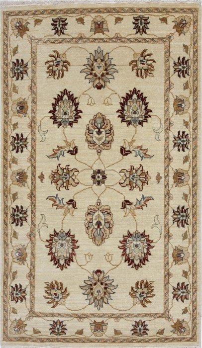 Ziegler Beige Hand Knotted 30 X 52  Area Rug 250-27427 Image 0