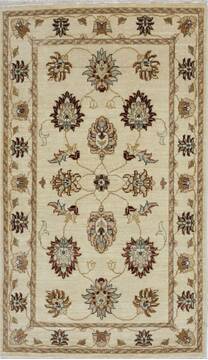 Ziegler Beige Hand Knotted 3'0" X 5'2"  Area Rug 250-27427