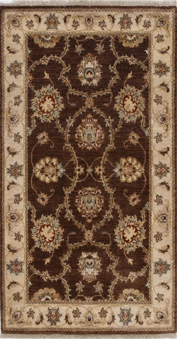 Ziegler Beige Hand Knotted 30 X 54  Area Rug 250-27435 Image 0