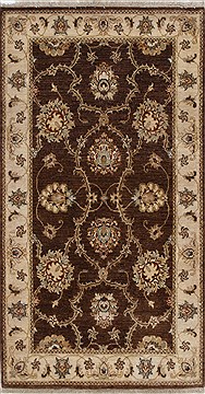 Ziegler Beige Hand Knotted 3'0" X 5'4"  Area Rug 250-27435