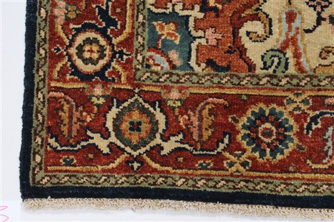 Serapi Brown Hand Knotted 210 X 411 Area Rug 250-27436 Image 4