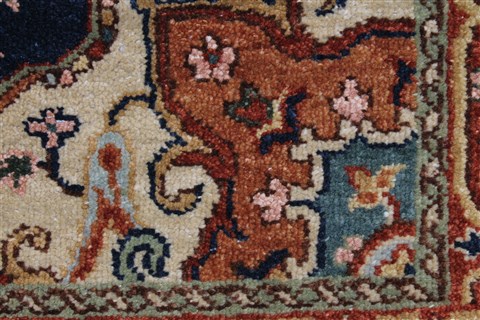 Serapi Brown Hand Knotted 210 X 411 Area Rug 250-27436 Image 6