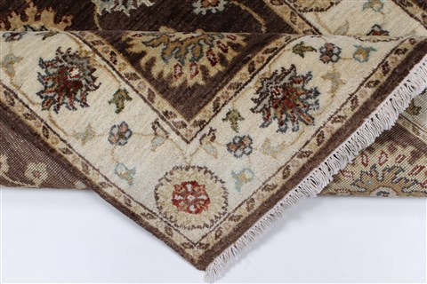 Ziegler Beige Hand Knotted 31 X 52 Area Rug 250-27438 Image 2
