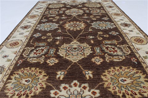 Ziegler Beige Hand Knotted 31 X 52 Area Rug 250-27438 Image 4