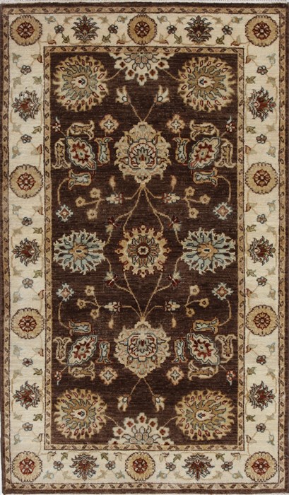 Ziegler Beige Hand Knotted 31 X 52 Area Rug 250-27438 Image 0
