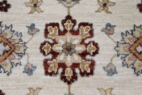 Ziegler Beige Hand Knotted 31 X 54 Area Rug 250-27440 Image 4