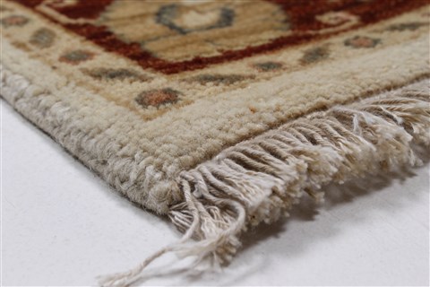 Ziegler Beige Hand Knotted 31 X 54 Area Rug 250-27440 Image 6