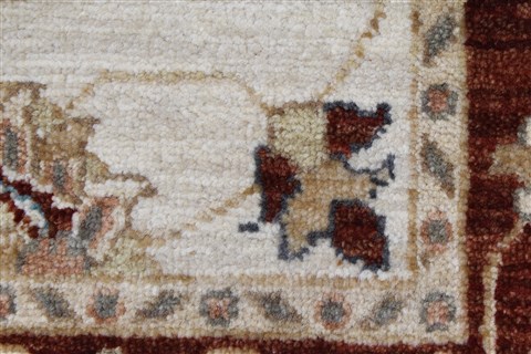 Ziegler Beige Hand Knotted 31 X 54 Area Rug 250-27440 Image 8