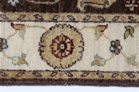 Ziegler Beige Hand Knotted 30 X 53 Area Rug 250-27442 Image 2