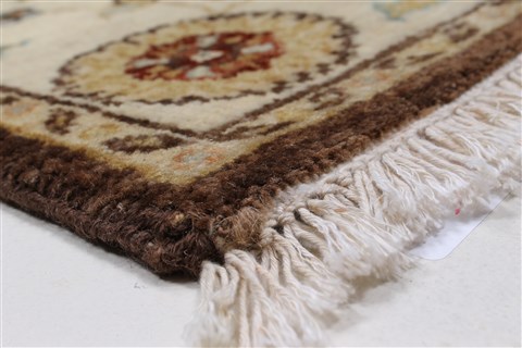 Ziegler Beige Hand Knotted 30 X 53 Area Rug 250-27442 Image 5