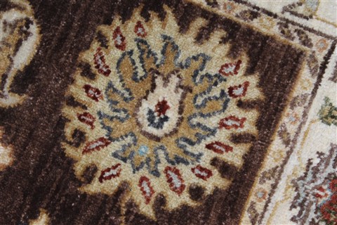 Ziegler Beige Hand Knotted 30 X 53 Area Rug 250-27442 Image 6