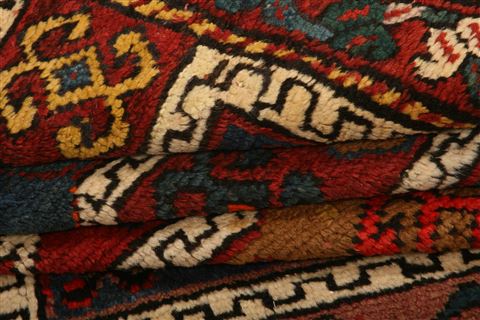 Kazak Multicolor Runner Hand Knotted 311 X 810 Area Rug 253-27443 Image 5