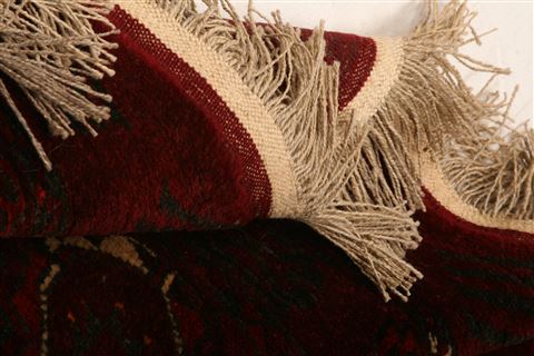 Bokhara Red Runner Hand Knotted 21 X 49 Area Rug 253-27444 Image 4
