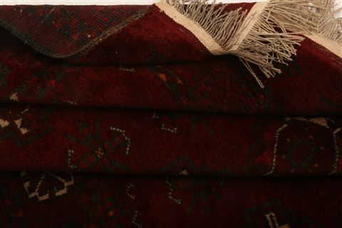 Bokhara Red Runner Hand Knotted 21 X 49 Area Rug 253-27444 Image 5