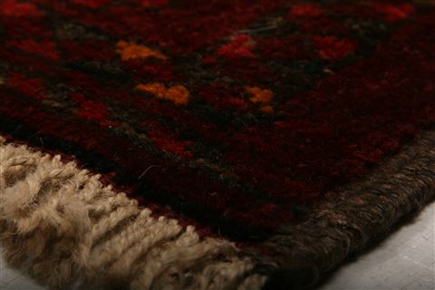 Bokhara Red Runner Hand Knotted 21 X 49 Area Rug 253-27444 Image 8