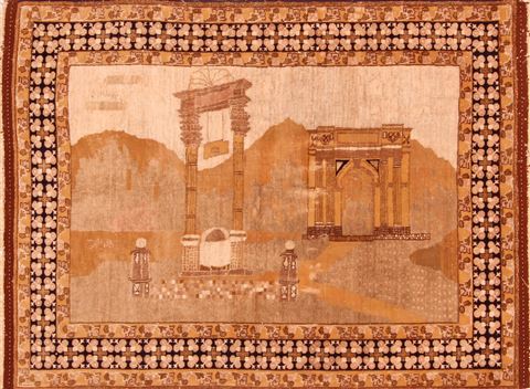 Gabbeh Yellow Hand Knotted 311 X 55 Area Rug 253-27446 Image 0