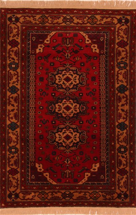 Kazak Red Hand Knotted 45 X 65 Area Rug 100-27447 Image 0