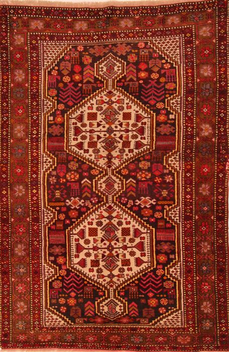 Karabakh Red Hand Knotted 44 X 66 Area Rug 253-27448 Image 0