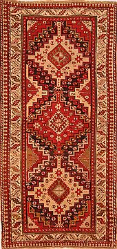 Russia Karabakh Red Runner 6 to 9 ft Wool Carpet 27449
