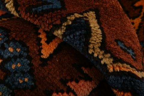 Kazak Brown Hand Knotted 45 X 71 Area Rug 253-27451 Image 2