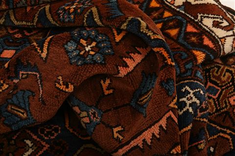 Kazak Brown Hand Knotted 45 X 71 Area Rug 253-27451 Image 3