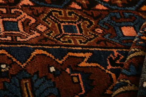 Kazak Brown Hand Knotted 45 X 71 Area Rug 253-27451 Image 4