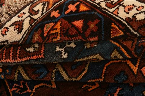 Kazak Brown Hand Knotted 45 X 71 Area Rug 253-27451 Image 6