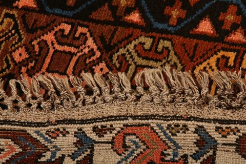 Kazak Brown Hand Knotted 45 X 71 Area Rug 253-27451 Image 8
